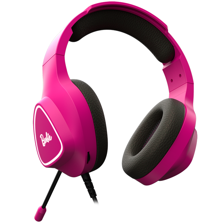 Audífonos Gamer de Barbie Rosados KROM KHALI Multiplataforma
