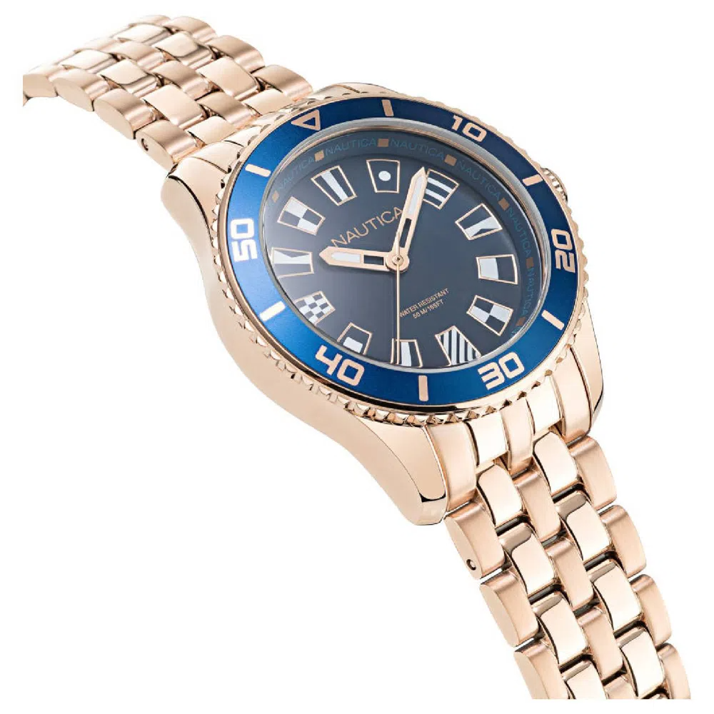 Reloj Nautica Mujer Deluxe Edition Oro Rosa NAPPBS027