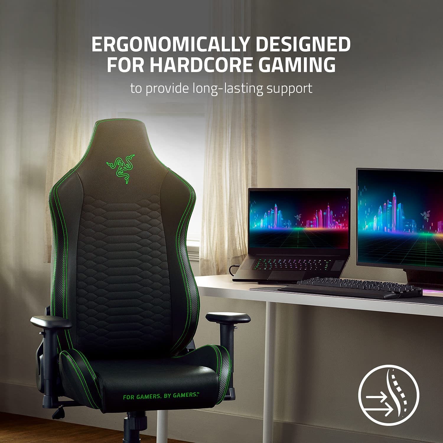 Silla Gamer Razer Iskur X Premium Edition Ergonimic Pro