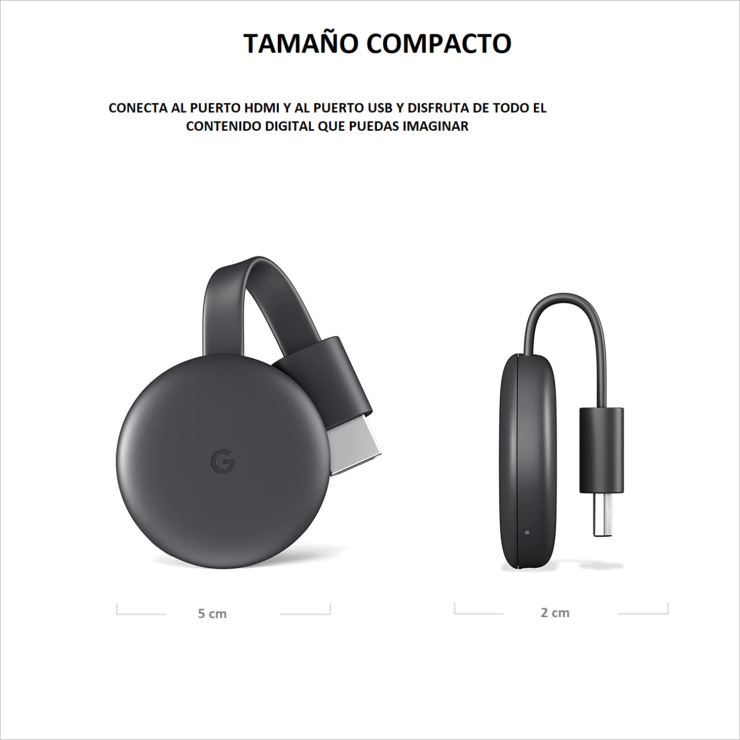 Google Chromecast TV 3 Full HD + Asistente Android & IOS