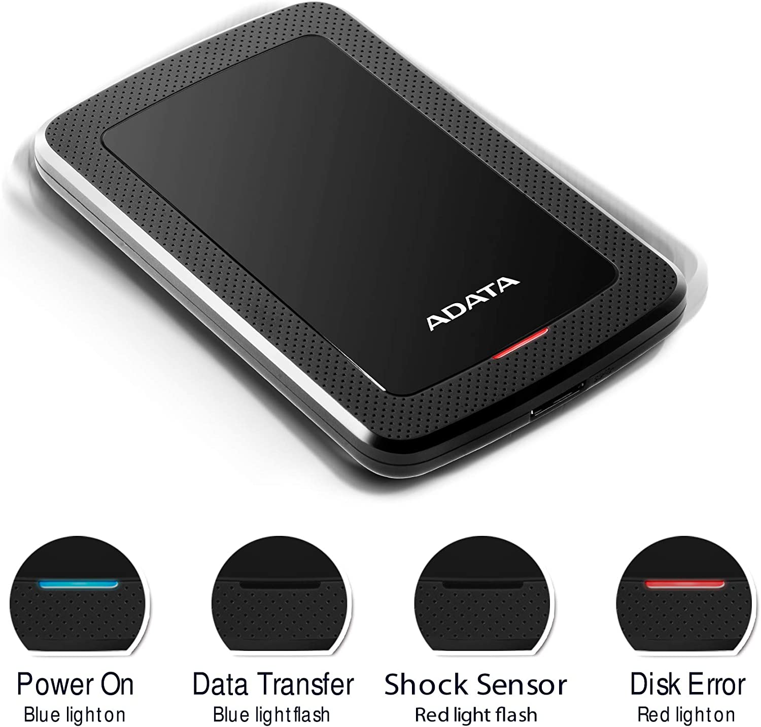 Disco Externo Adata 1TB BLACK 2.5" HV300B High Speed Usb 3.2