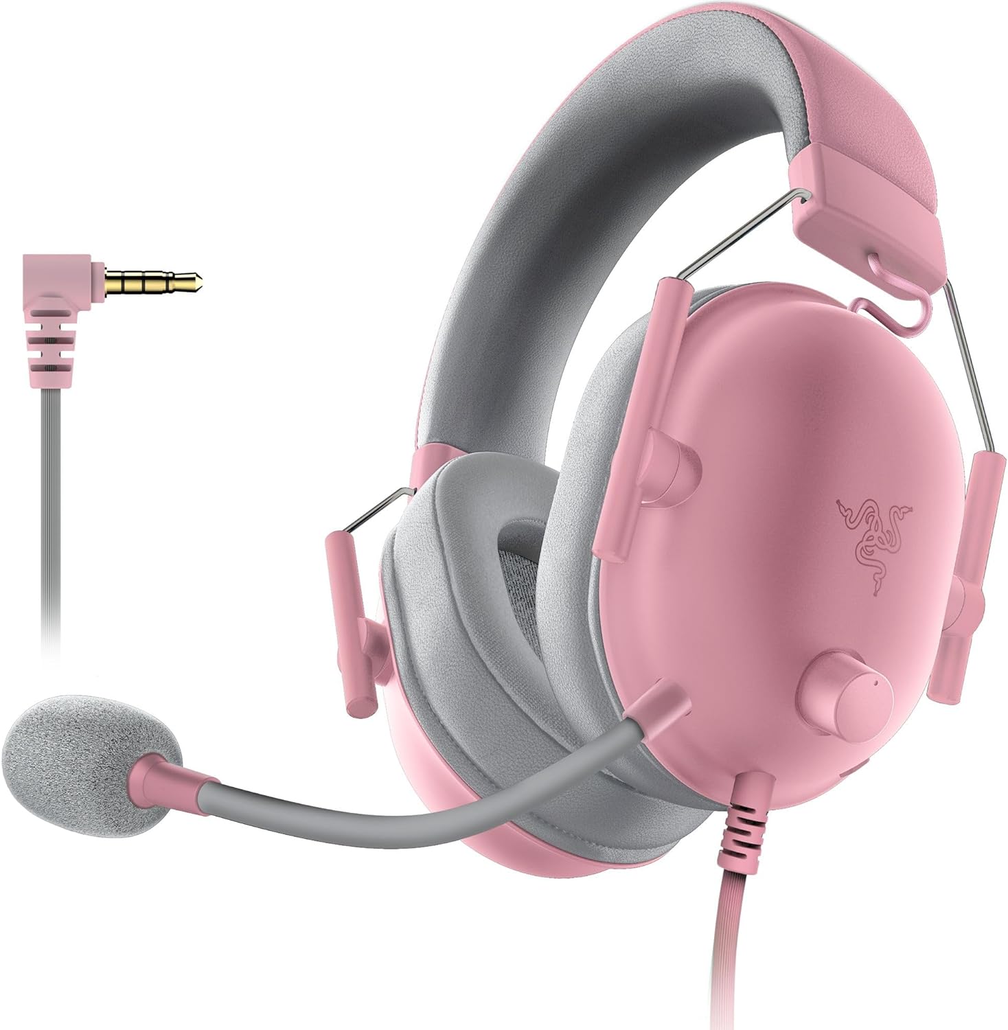 Audífonos Razer Blackshark V2 X Rosa Quartz Multiplataforma
