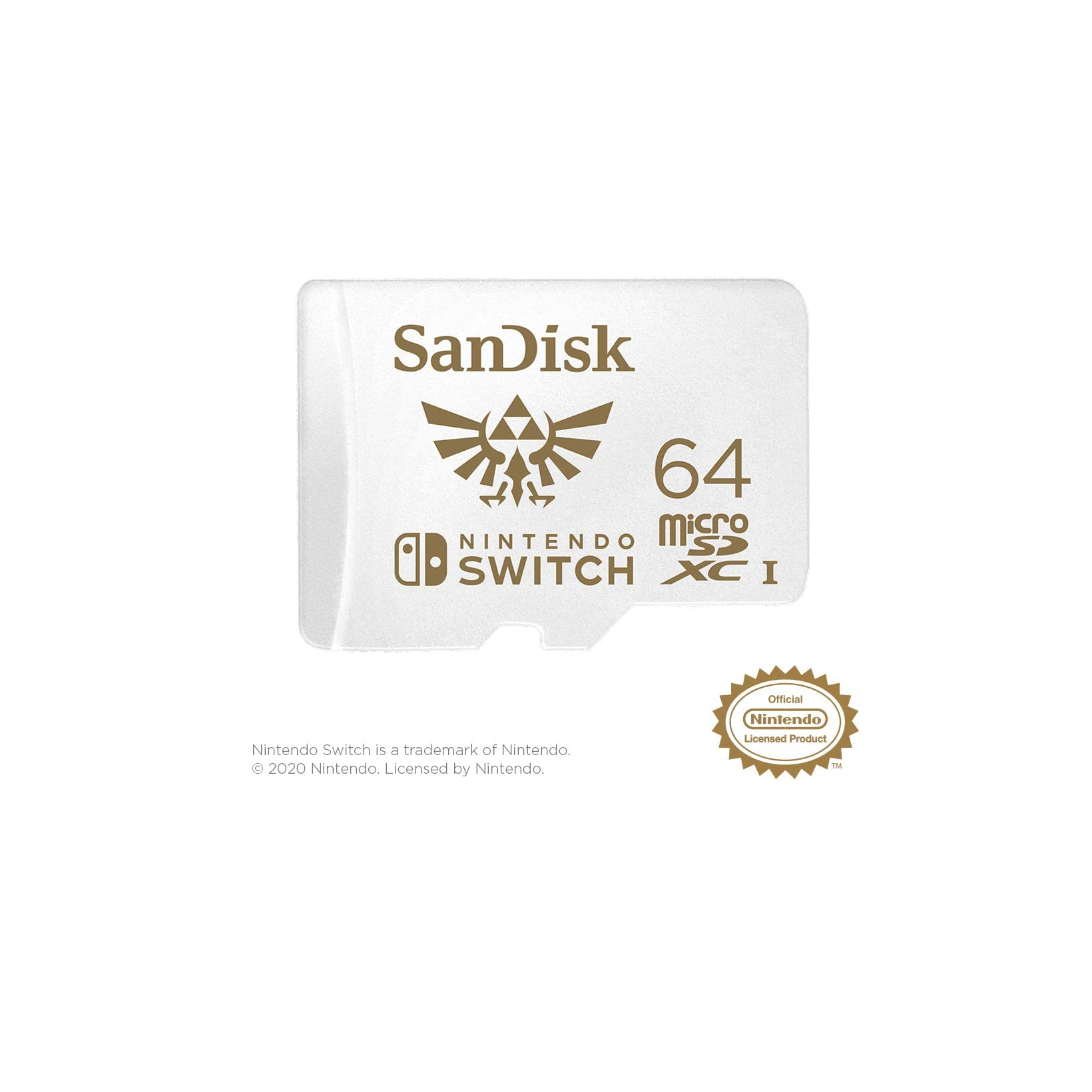Memoria Sandisk Nintendo Switch 64 GB Micro SD Official Pack