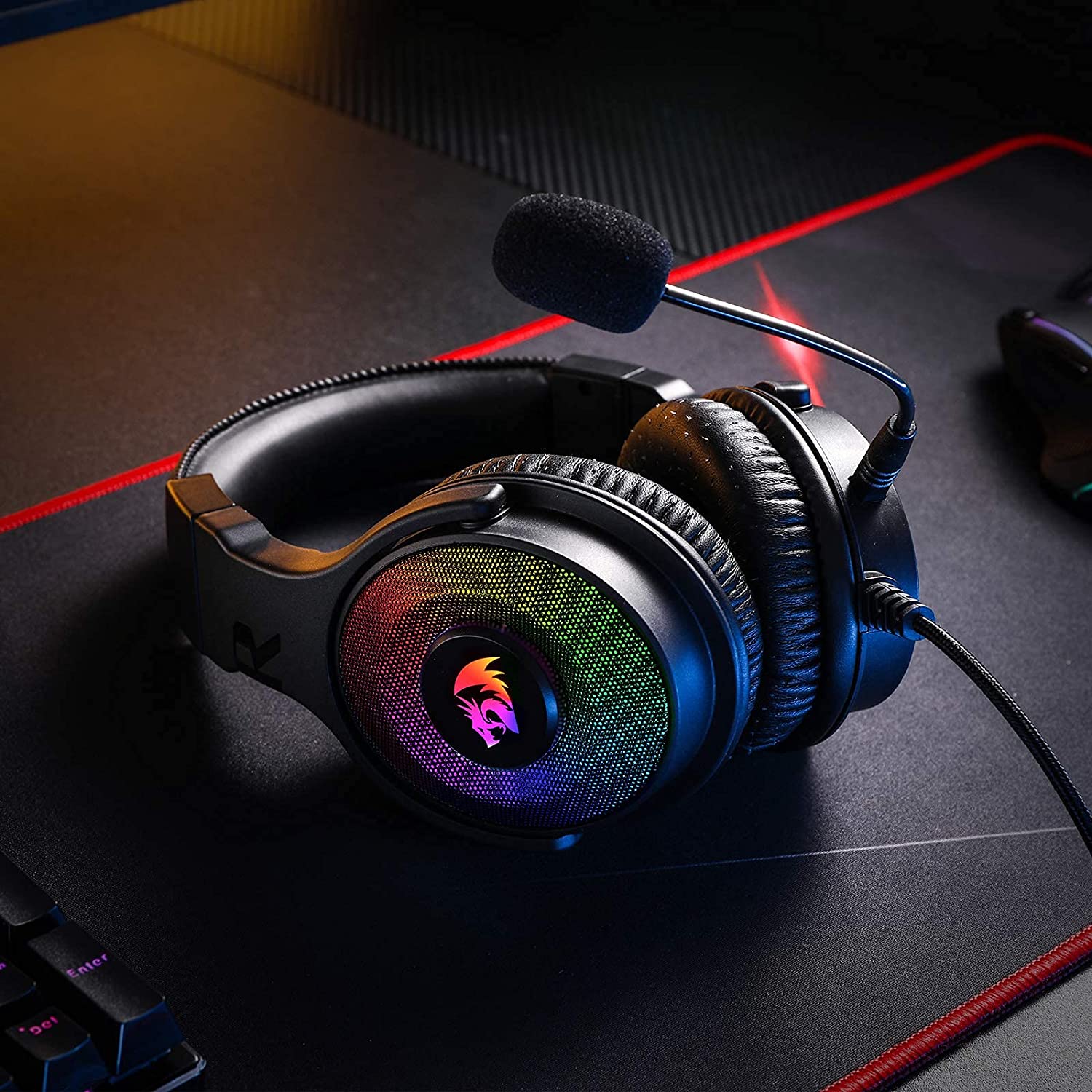 Audifonos USB Redragon Pandora Audio 7.1 Envolvente Multiplataformas