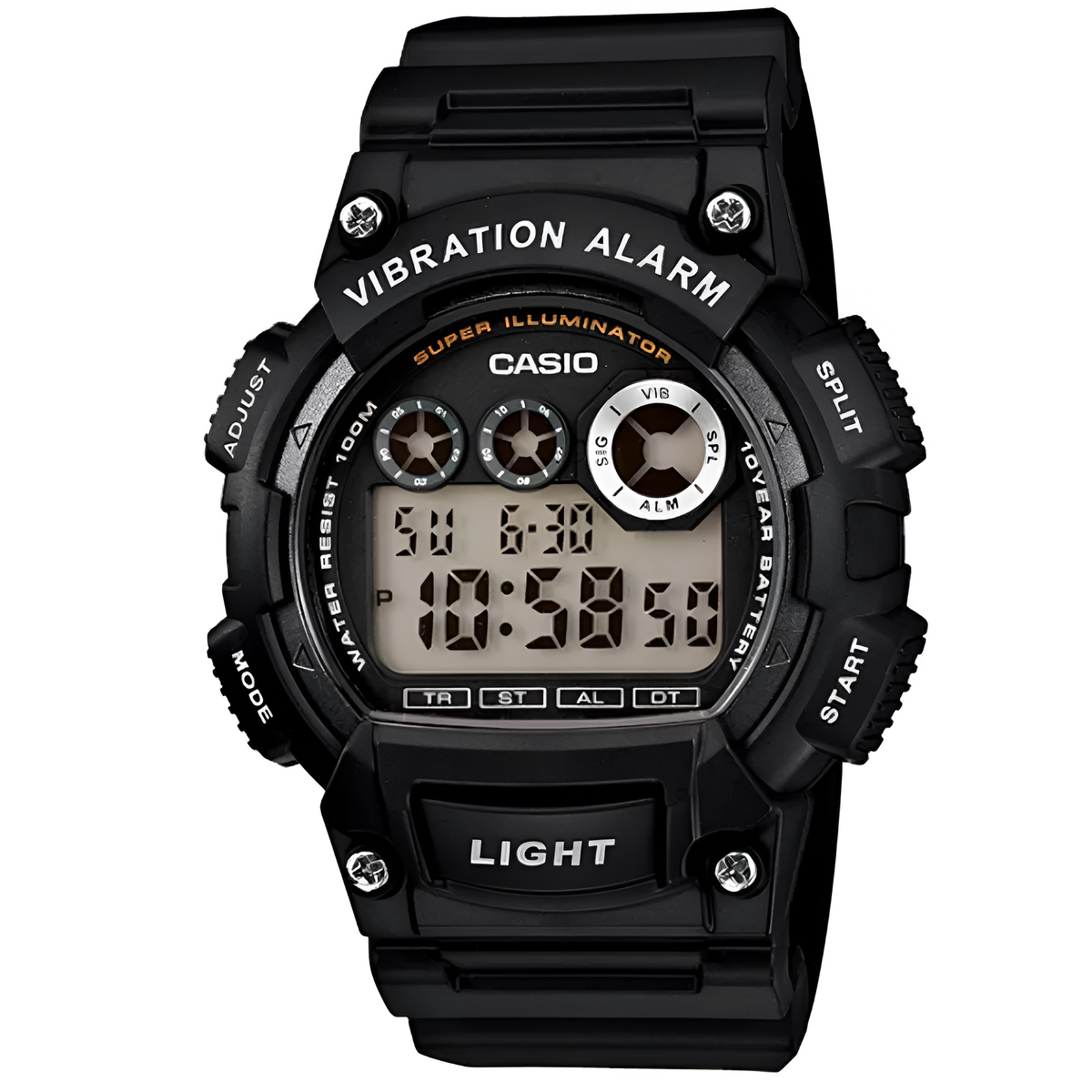 Reloj Casio de Hombre Negro W-735H-1AVDF Classic Digital