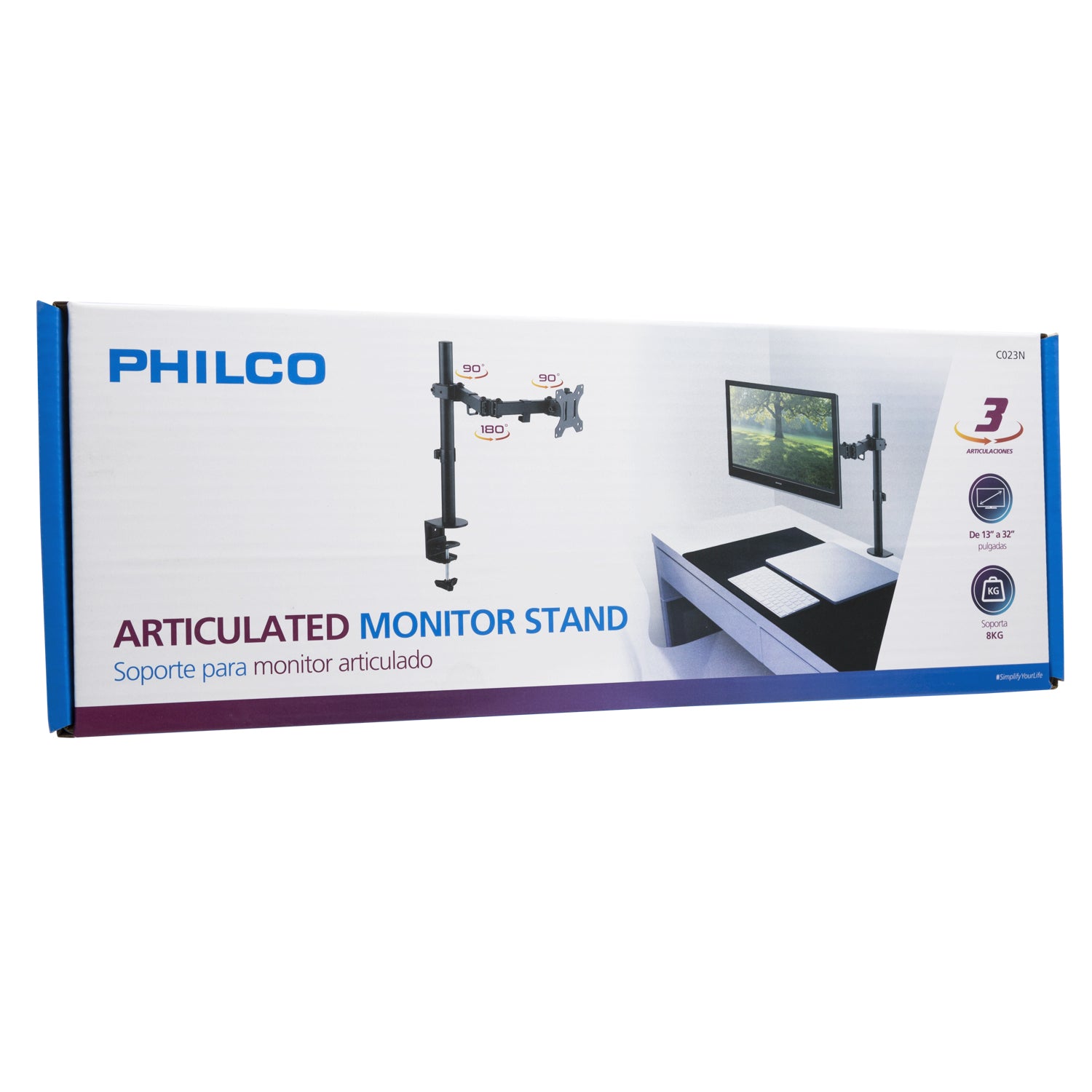 Soporte de Monitor Para Mesa Reforzado hasta 32” Deluxe