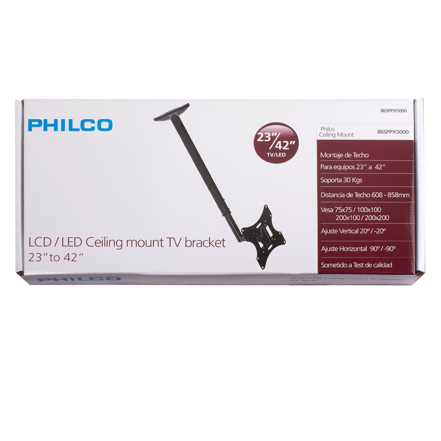 Soporte de TV para Techo Giratorio Ajustable hasta 42" X5000