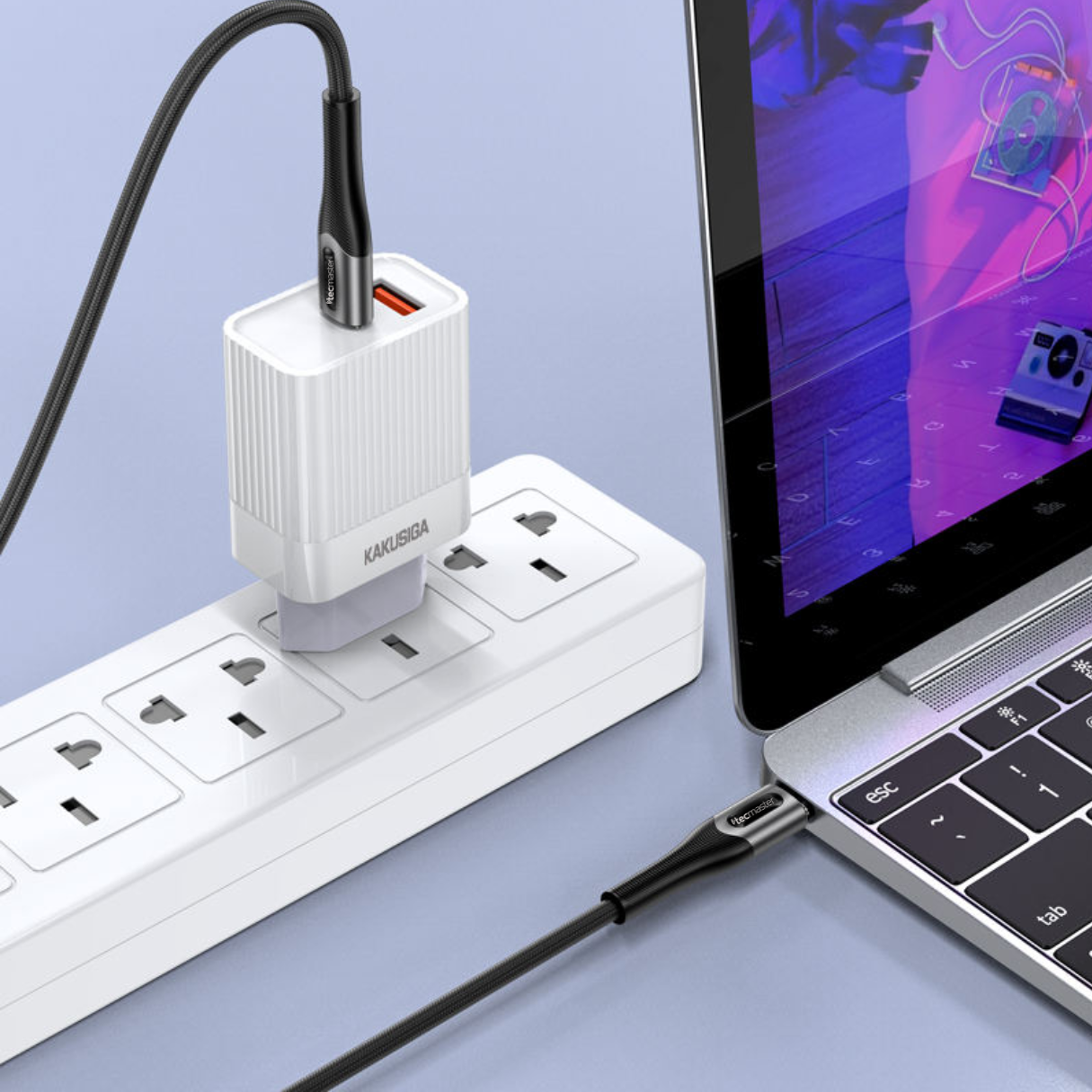 Cable De Datos Type-C 100W Carga Ultra Rápida 20V/5A 200547