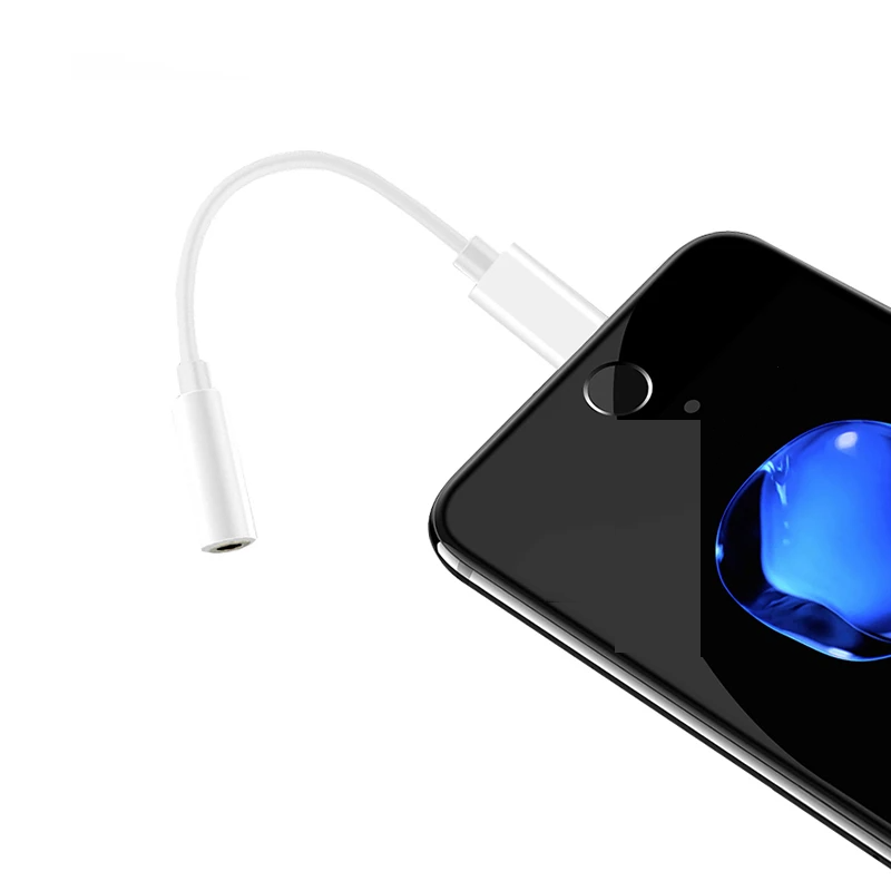 Adaptador De Audífonos Para Iphone Lightning A Jack 3.5mm