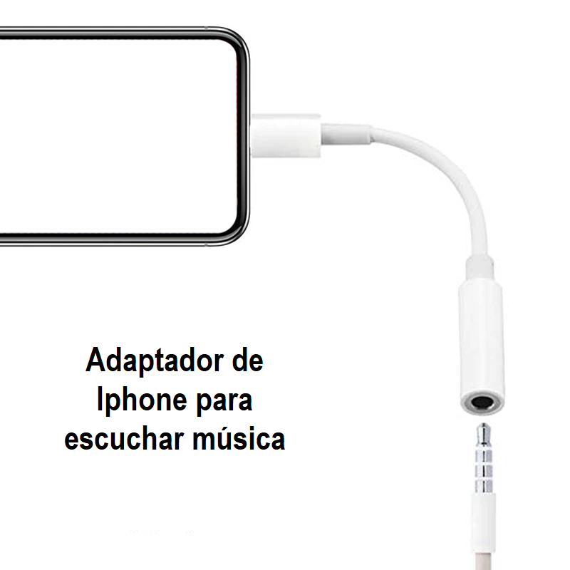 Adaptador Lightning para Audio 3,5mm Hembra BL-AD100AL