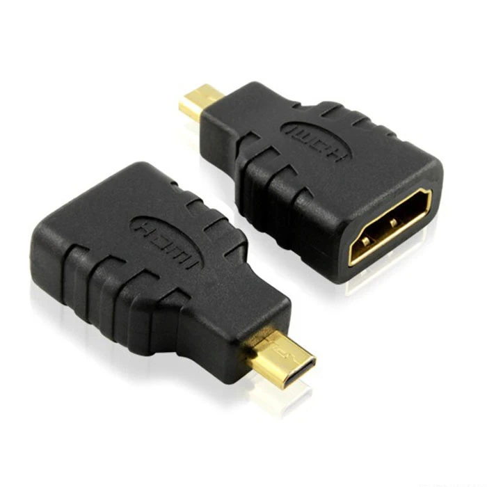 Adaptador Micro HDMI Macho a HDMI Hembra 1080P UL-ADMCHD4010
