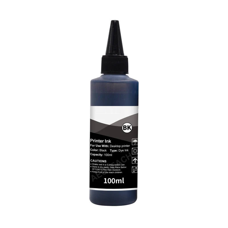 Tinta para Recargar Impresoras 100ML Black Premium Quality