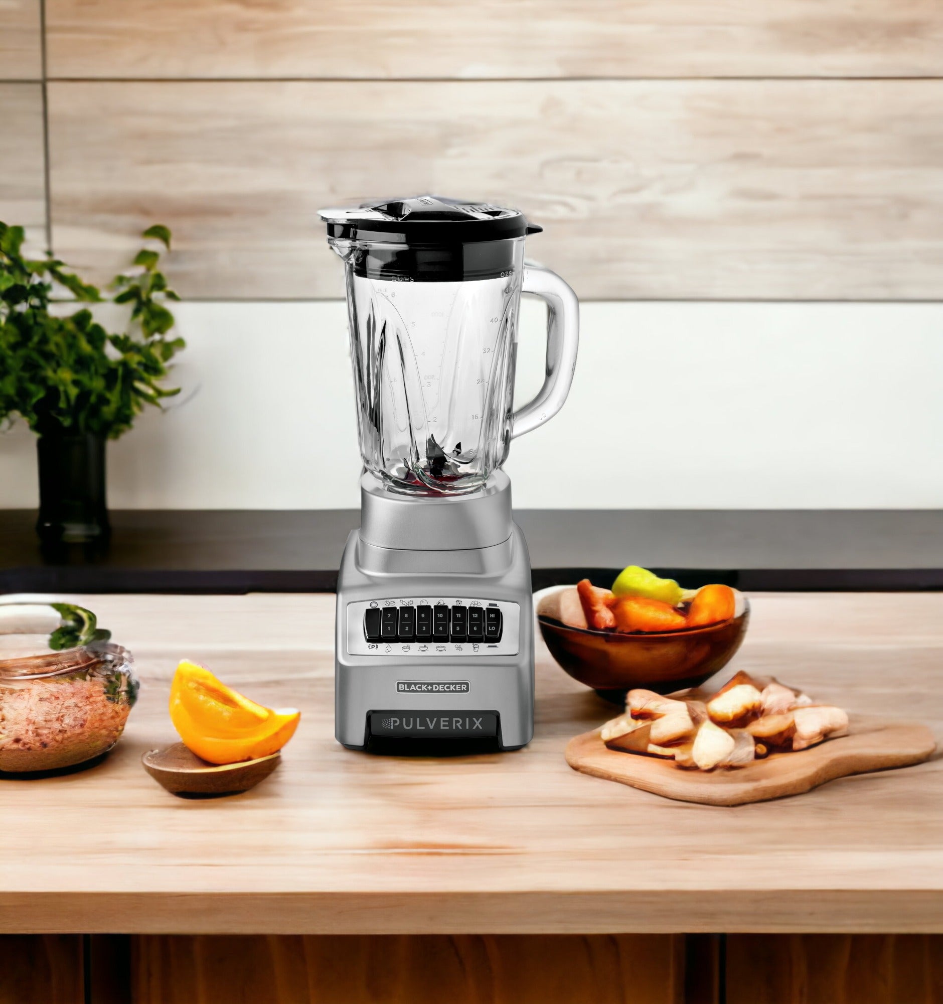 Licuadora Black + Decker 700W Picadora de Hielo BL1140MS-CL