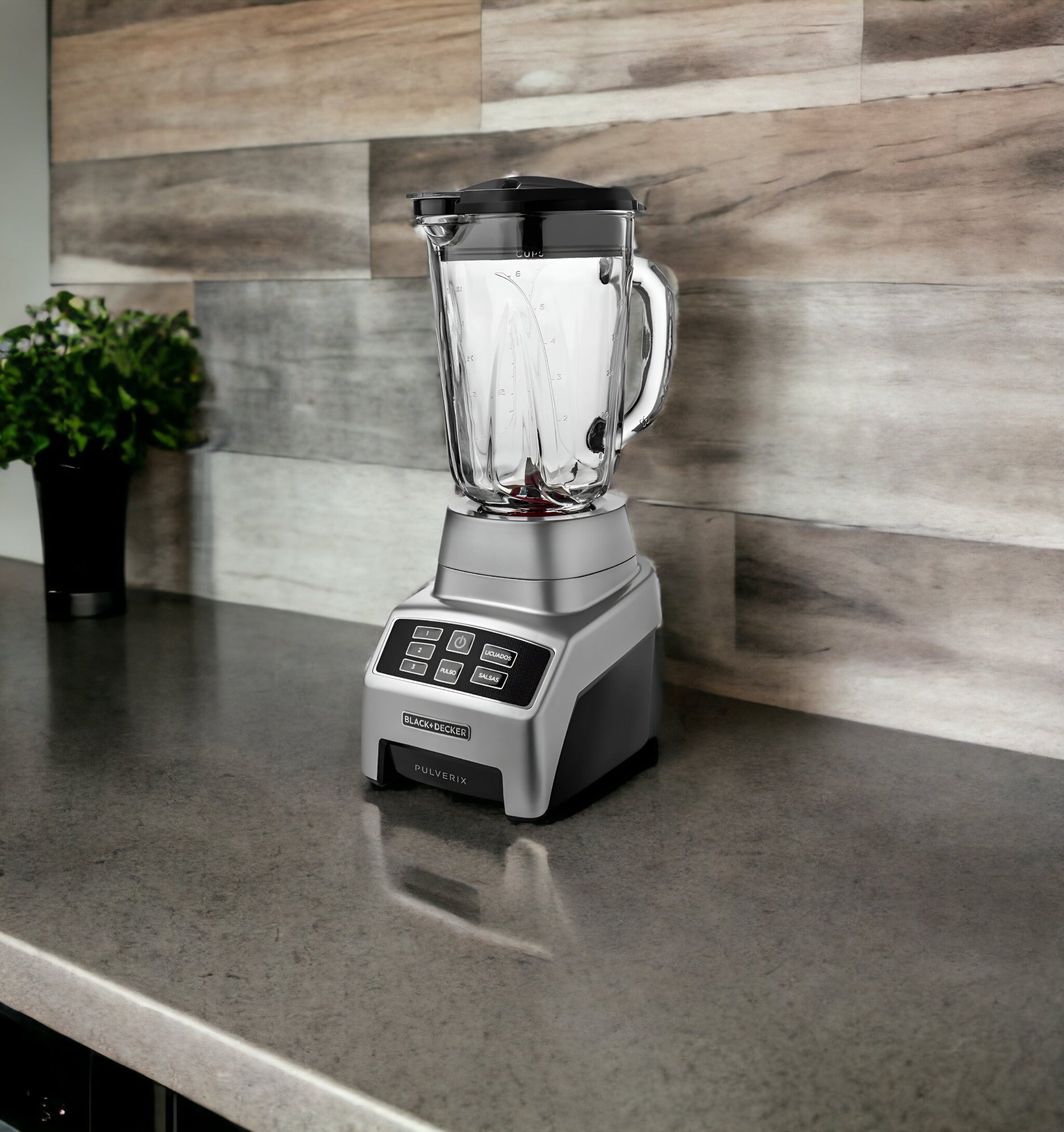 Licuadora Black + Decker Touch 700W Pulverix PRO BL1840MS-CL