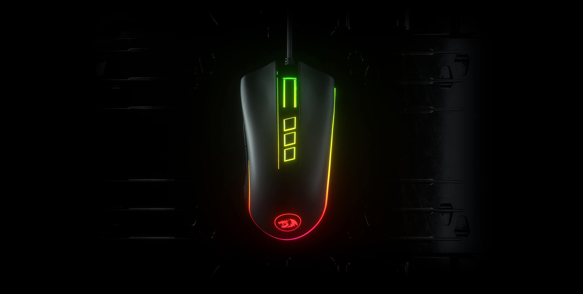 Mouse Redragon Gamer M711 Cobra Pixart P3325 Pro