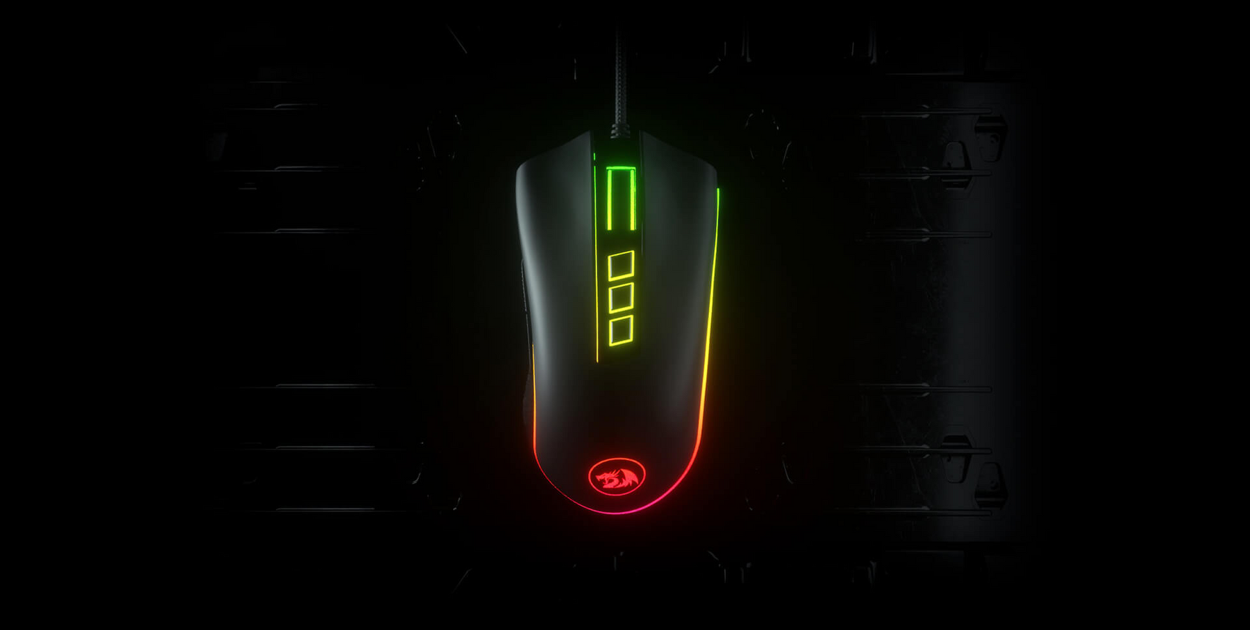 Mouse Redragon Gamer M711 Cobra Pixart P3325 Pro