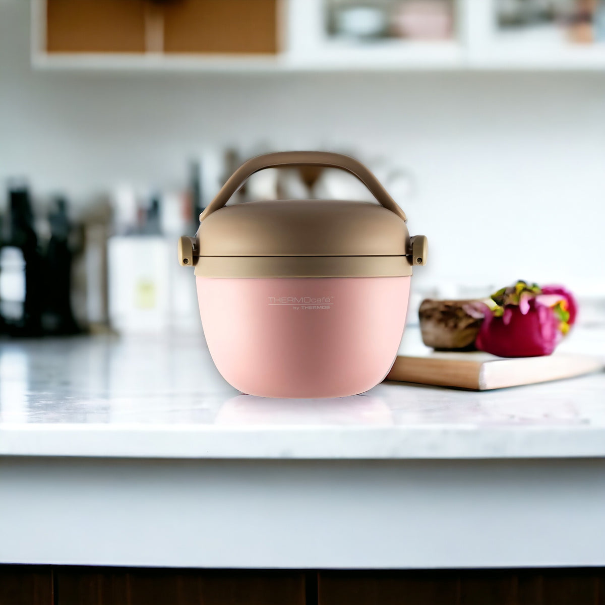 Termo de Comida de Acero Inoxidable 600ML CRB-600 Rosado