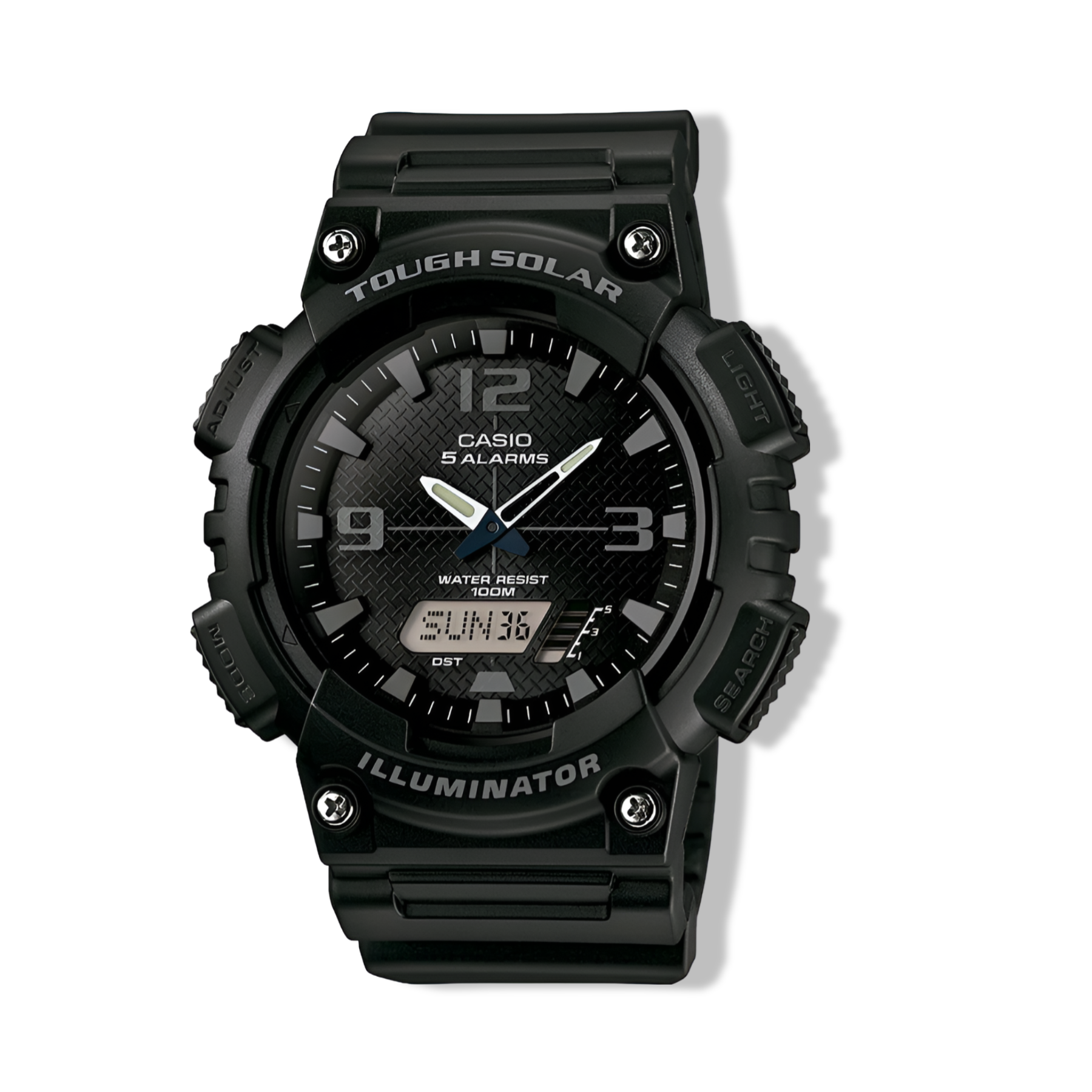 Reloj Casio Solar de Hombre AQ-S810W-1A2VDF Sport Line Black