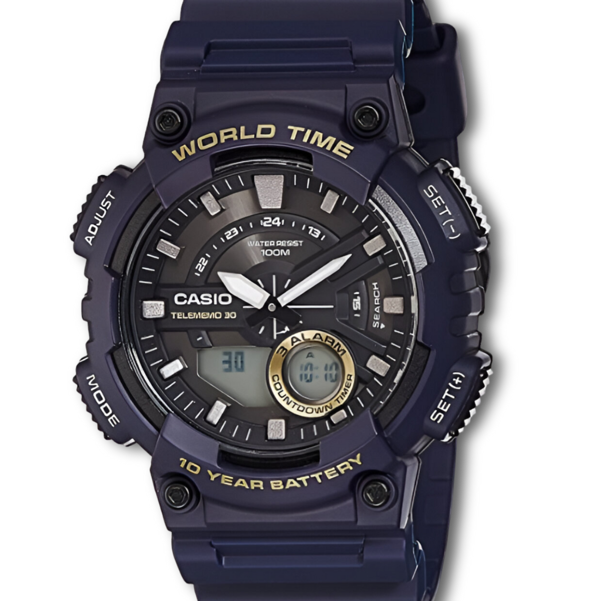 Reloj Casio de Hombre Aeq-110W-2Avdf Analogo Digital Azul