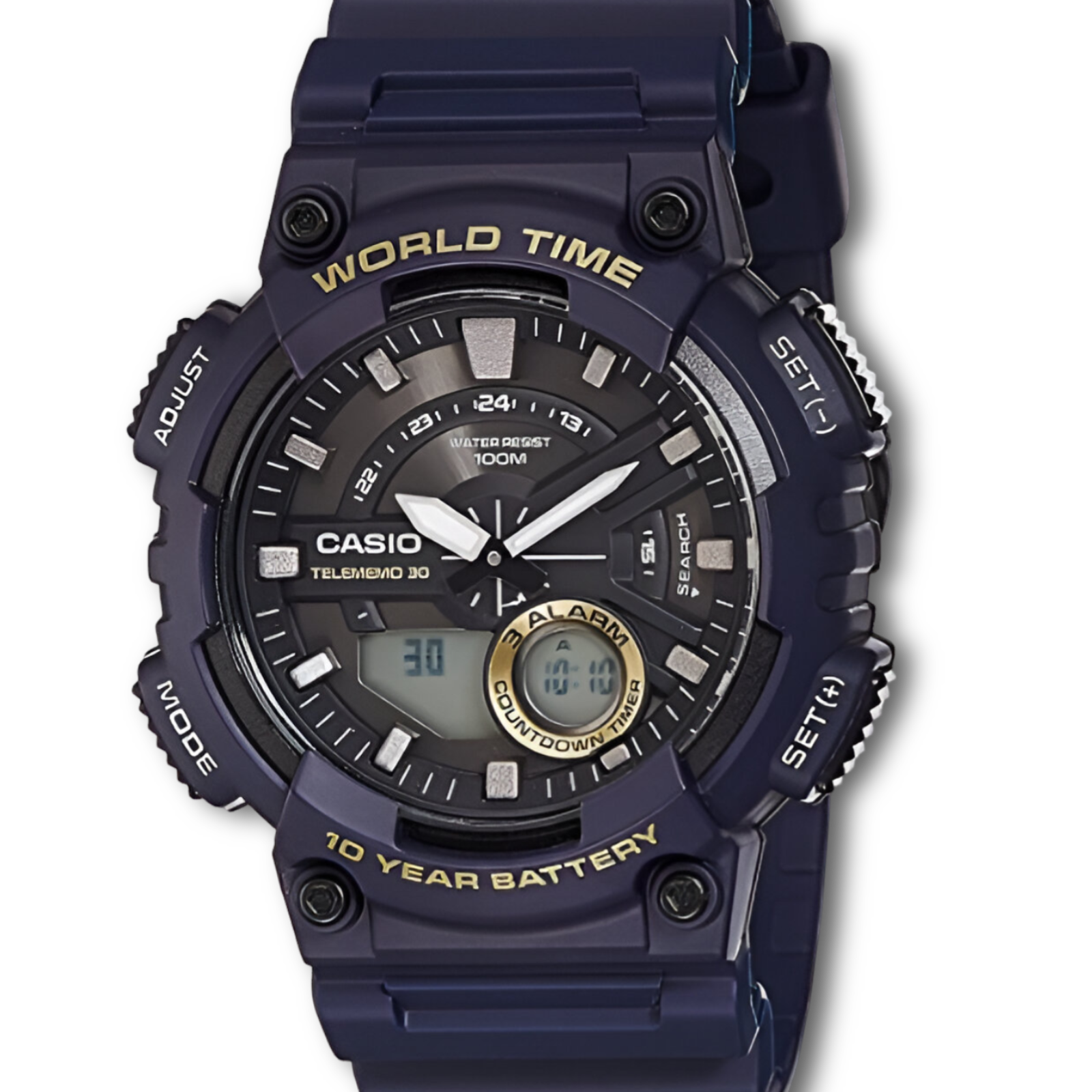 Reloj Casio de Hombre Aeq-110W-2Avdf Analogo Digital Azul