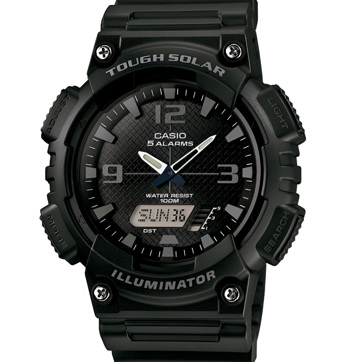 Reloj Casio Solar de Hombre AQ-S810W-1A2VDF Sport Line Black