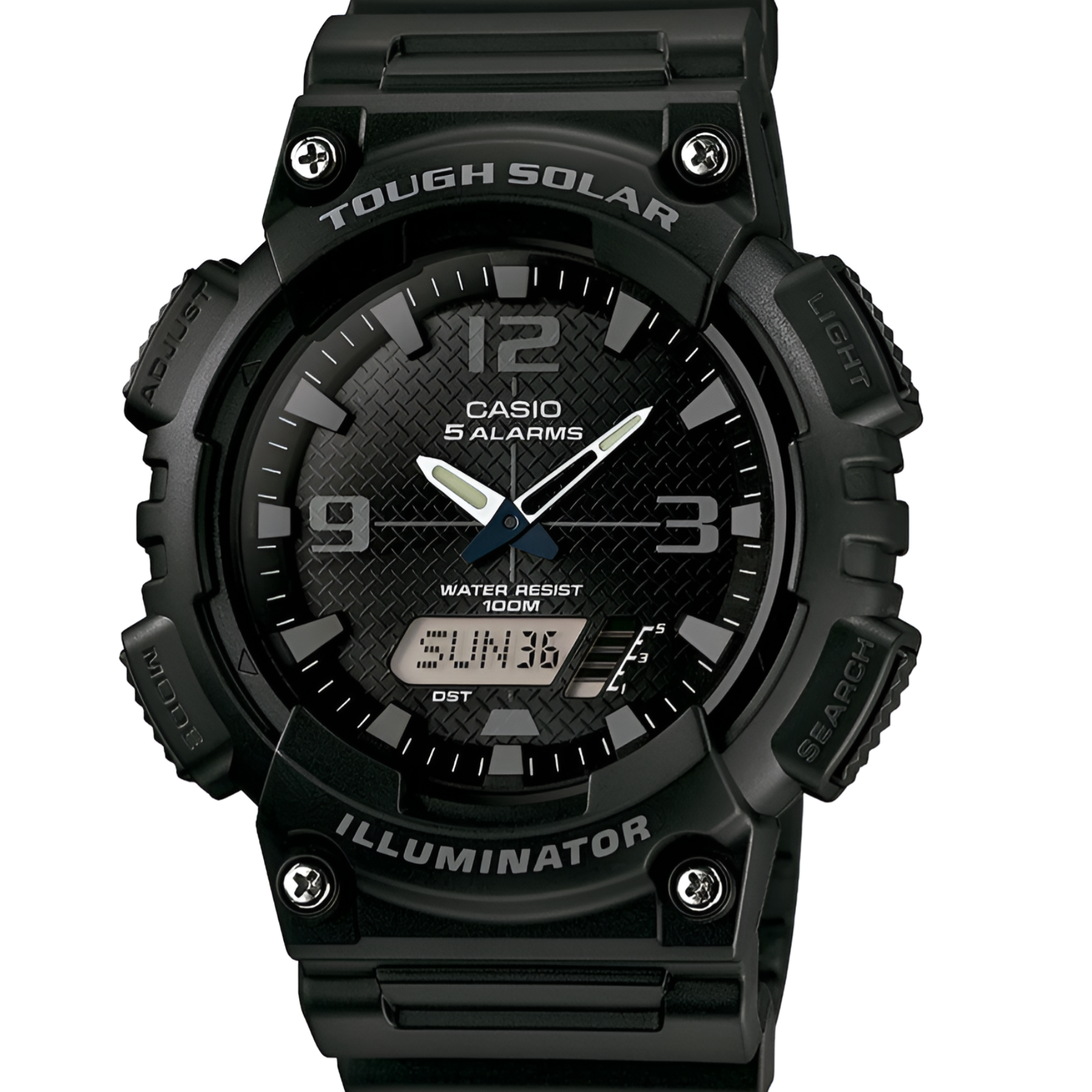 Reloj Casio Solar de Hombre AQ-S810W-1A2VDF Sport Line Black