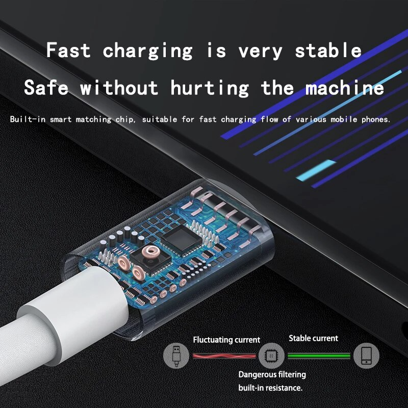 Cable De Datos USB-C a USB-A Multiplataformas 2.5 Metros 3A