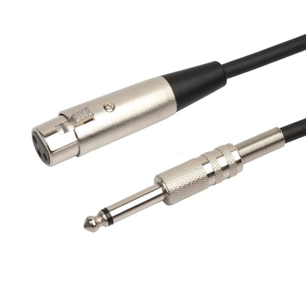 Micrófono Multimedia XLR a Jack 6.3mm Cable 4.5 Metros DM24K