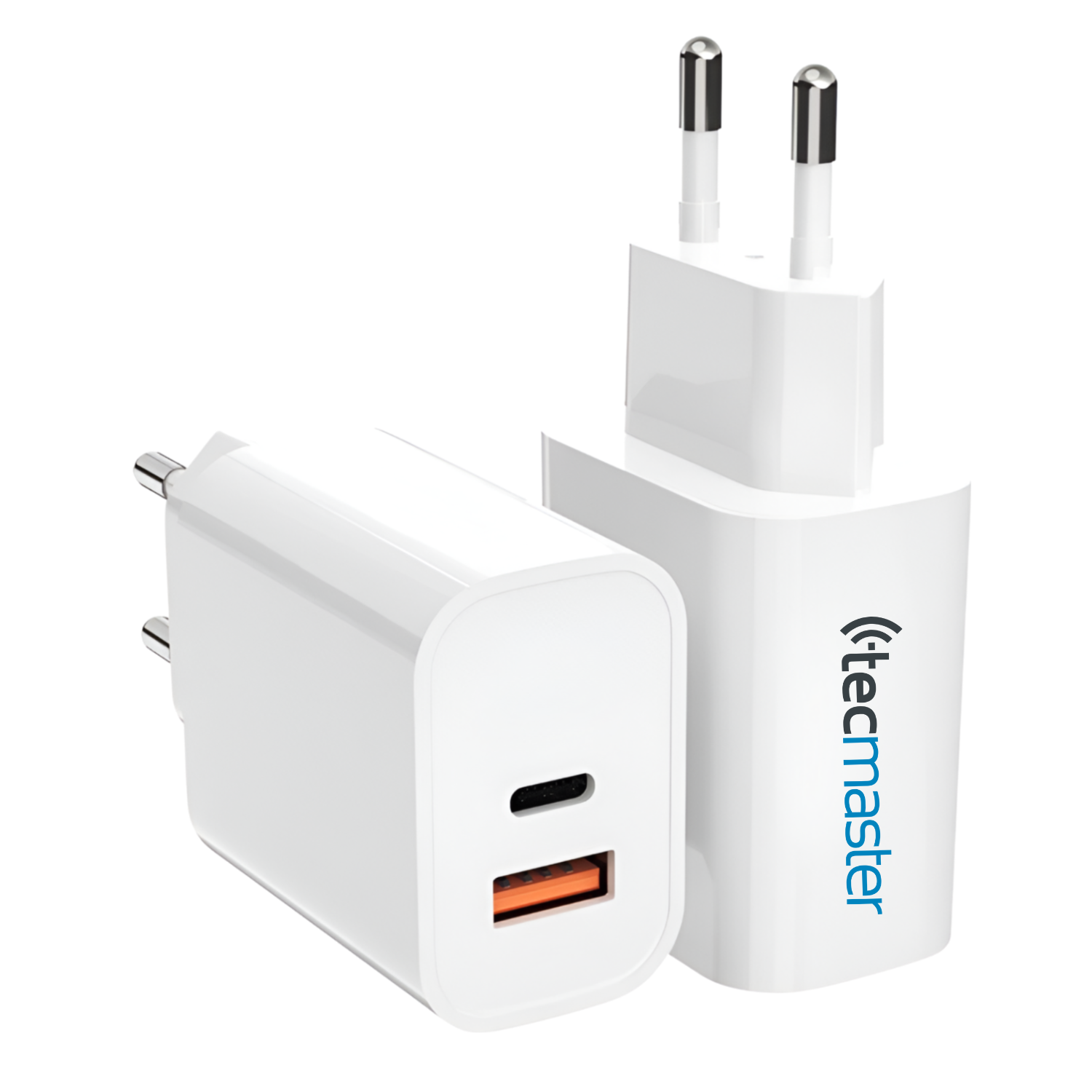 Cargador USB-C Power Delivery 20W + USB Quick Charge 3.0 20W