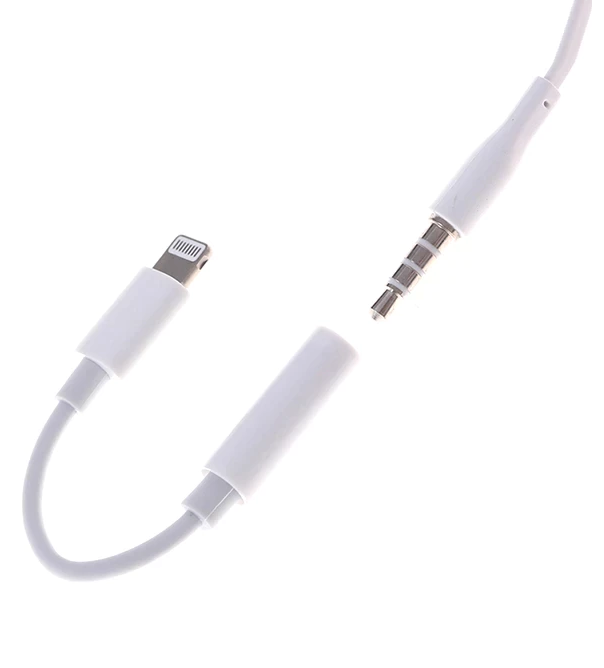 Adaptador De Audífonos Para Iphone Lightning A Jack 3.5mm