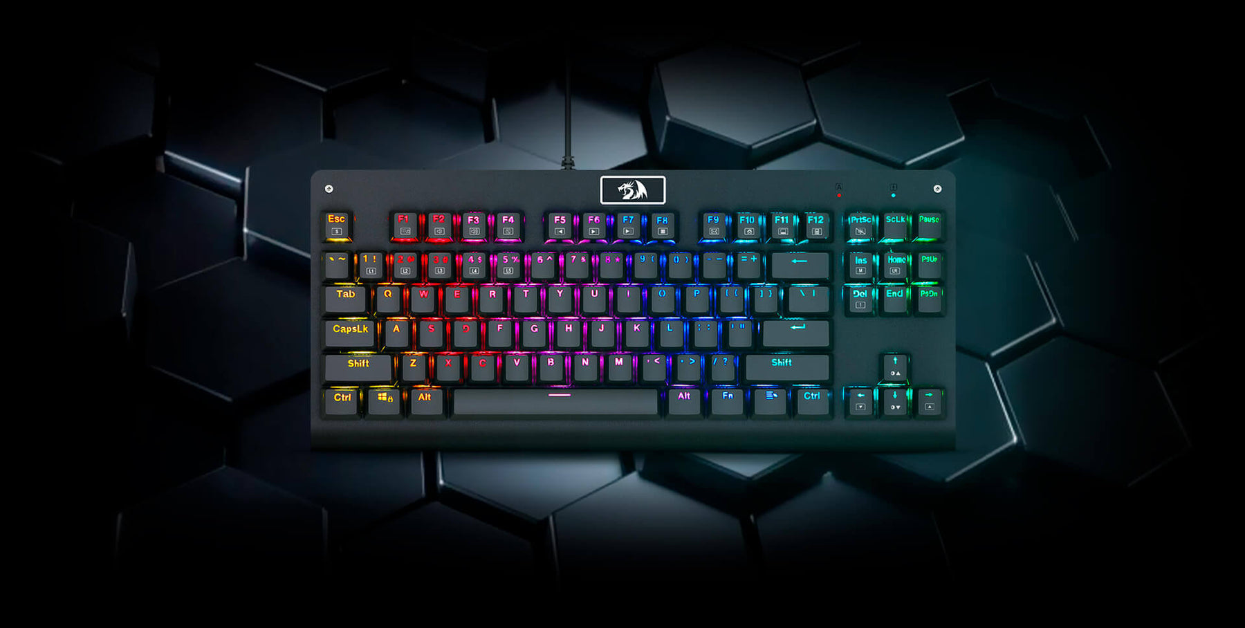 Teclado Gamer Mecanico Redragon Dark Avenger Pro K568Rgb-1