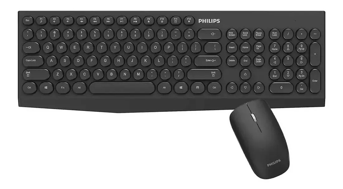 Kit Mouse y Teclado Inalámbrico Philips SPT6323 Wireless 2G