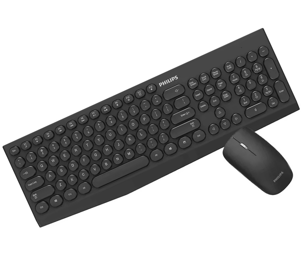 Kit Mouse y Teclado Inalámbrico Philips SPT6323 Wireless 2G