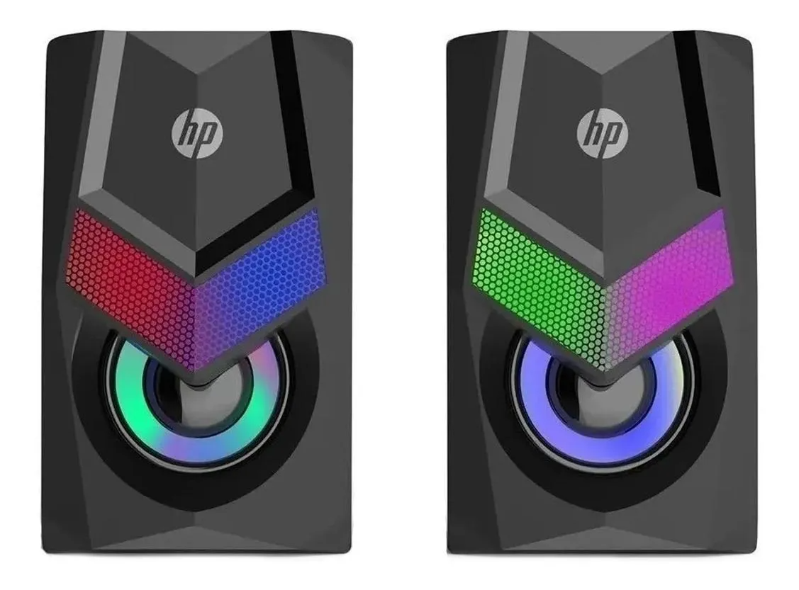 Parlante USB HP Multimedia con Iluminación RGB DHE-6000