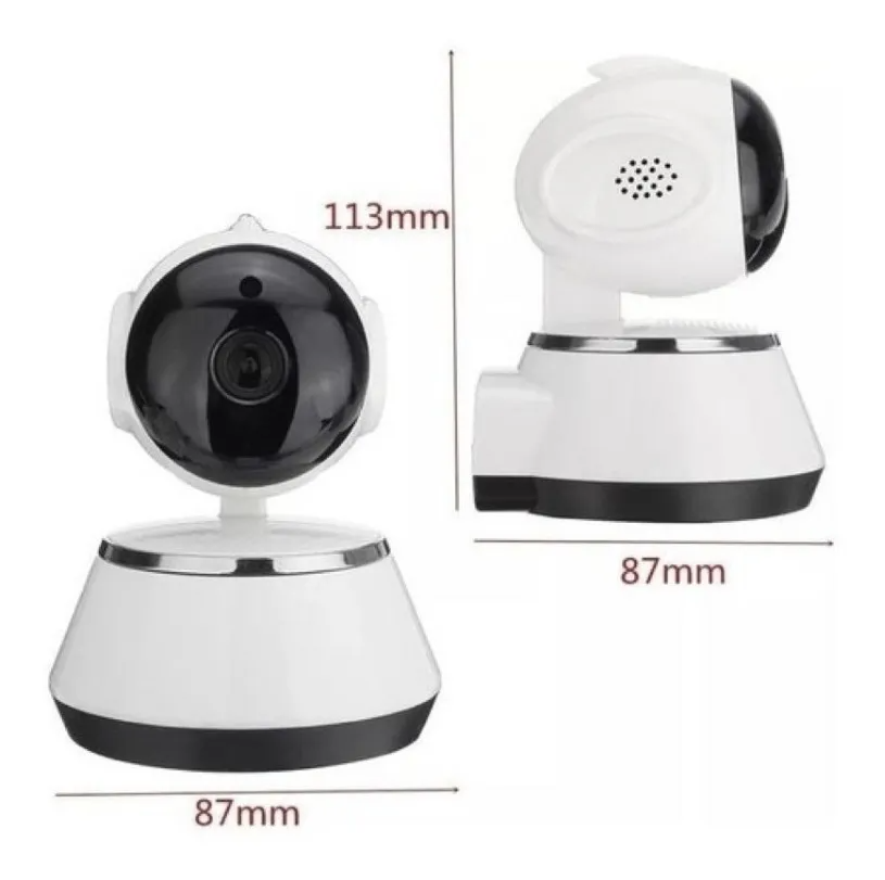 Camara Wifi Rotatoria 360° HD Robotica PTZ Interior W3860