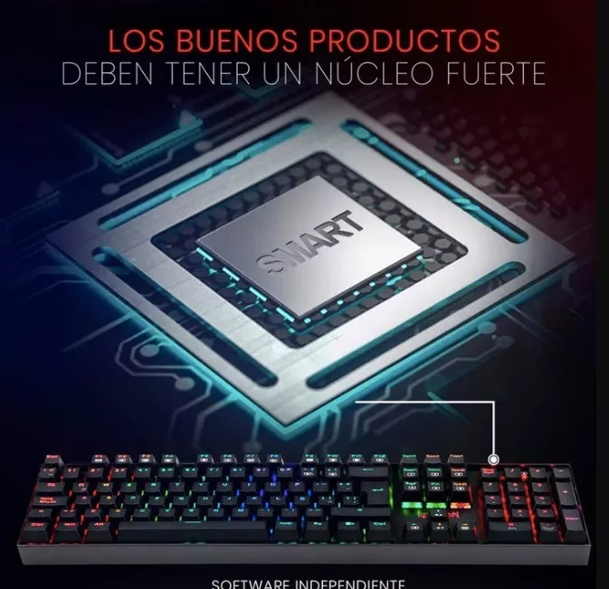 Teclado Gamer Mecanico Redragon Mitra Black RGB K551RGB