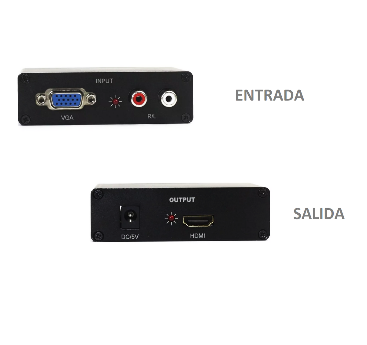 Conversor VGA A HDMI con Audio HD 60HZ Full HD 1080P HGA06