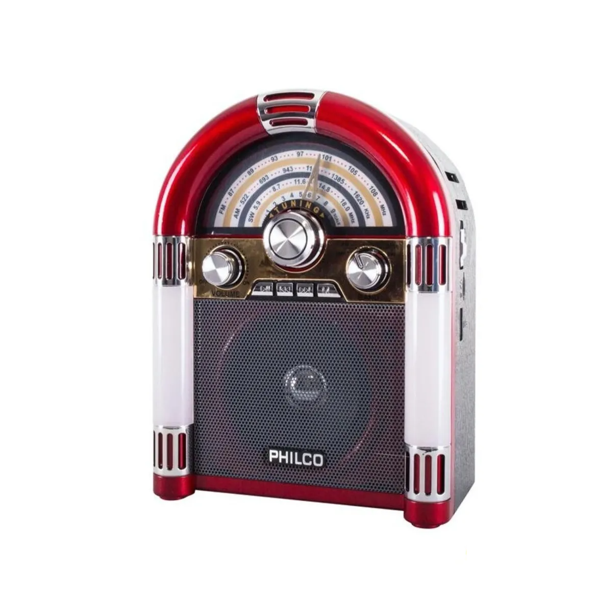 Radio Rockola Retro Iluminada Bluetooth/ Radio FM /SD VW-451