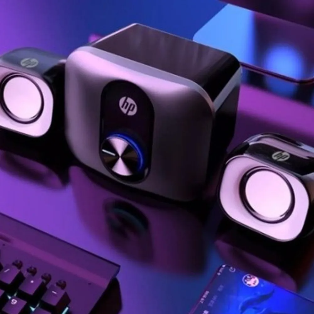 Subwoofer USB Compacto HP Estereo 12Rms DHS-2111S