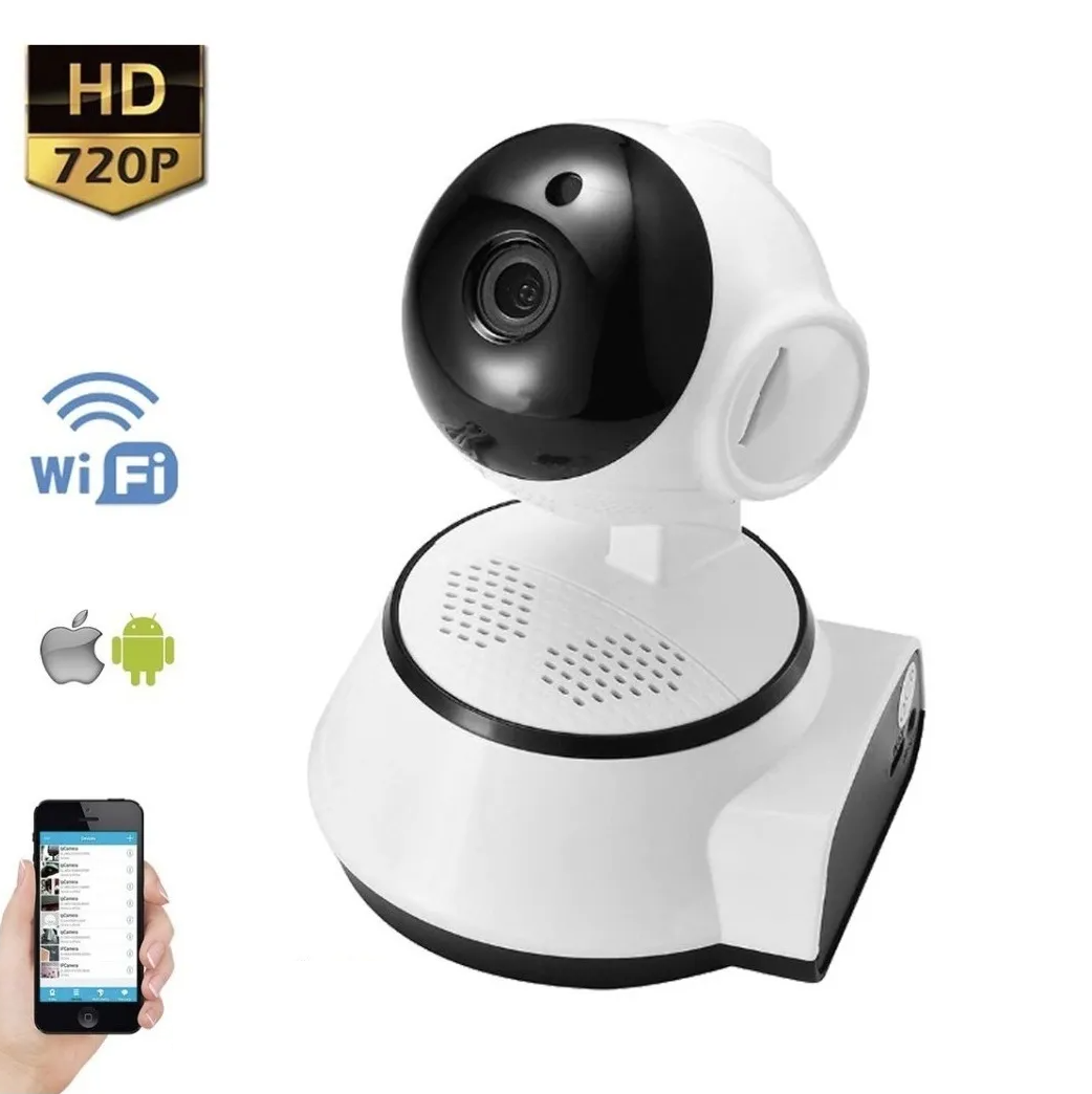 Camara Wifi Rotatoria 360° HD Robotica PTZ Interior W3860