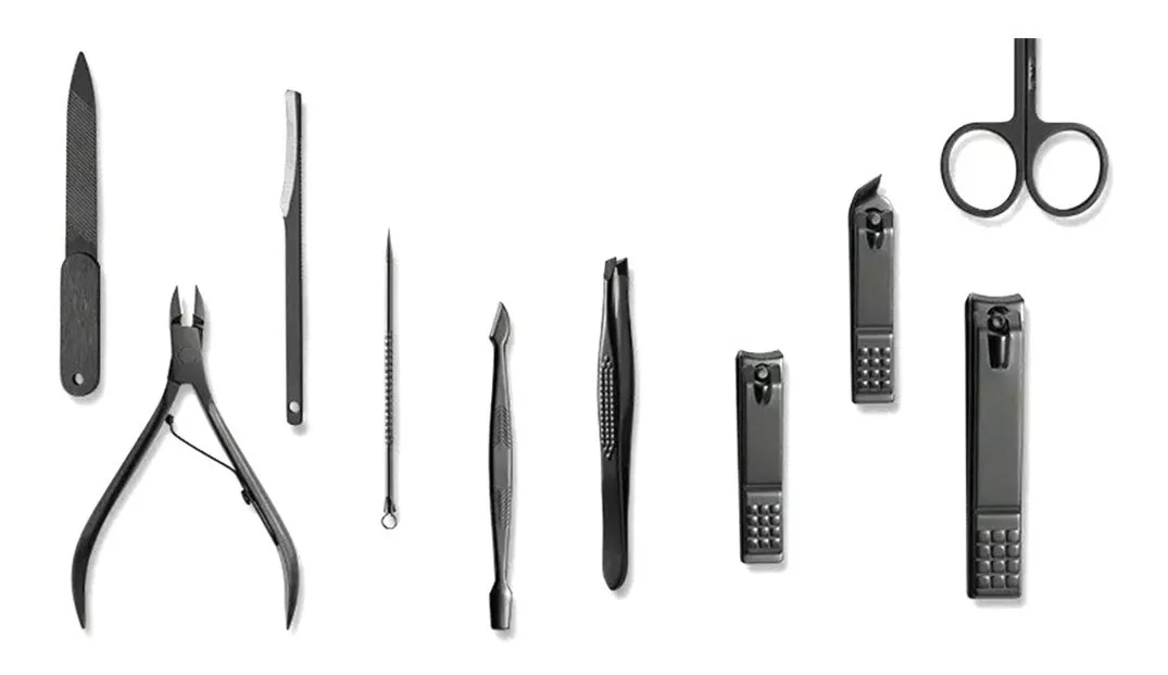 Set de Manicure Corta Uñas Profesional Kit 18 en 1 + Estuche