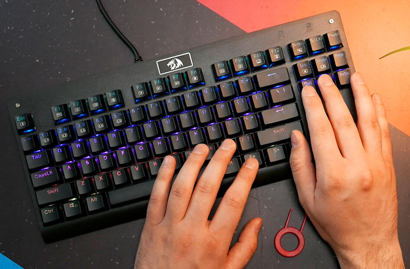 Teclado Gamer Mecanico Redragon Dark Avenger Pro K568Rgb-1