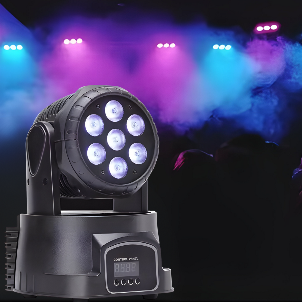 Cabeza Robótica Ritmica DMX DJPower Full RGB LED 56W M070Pro