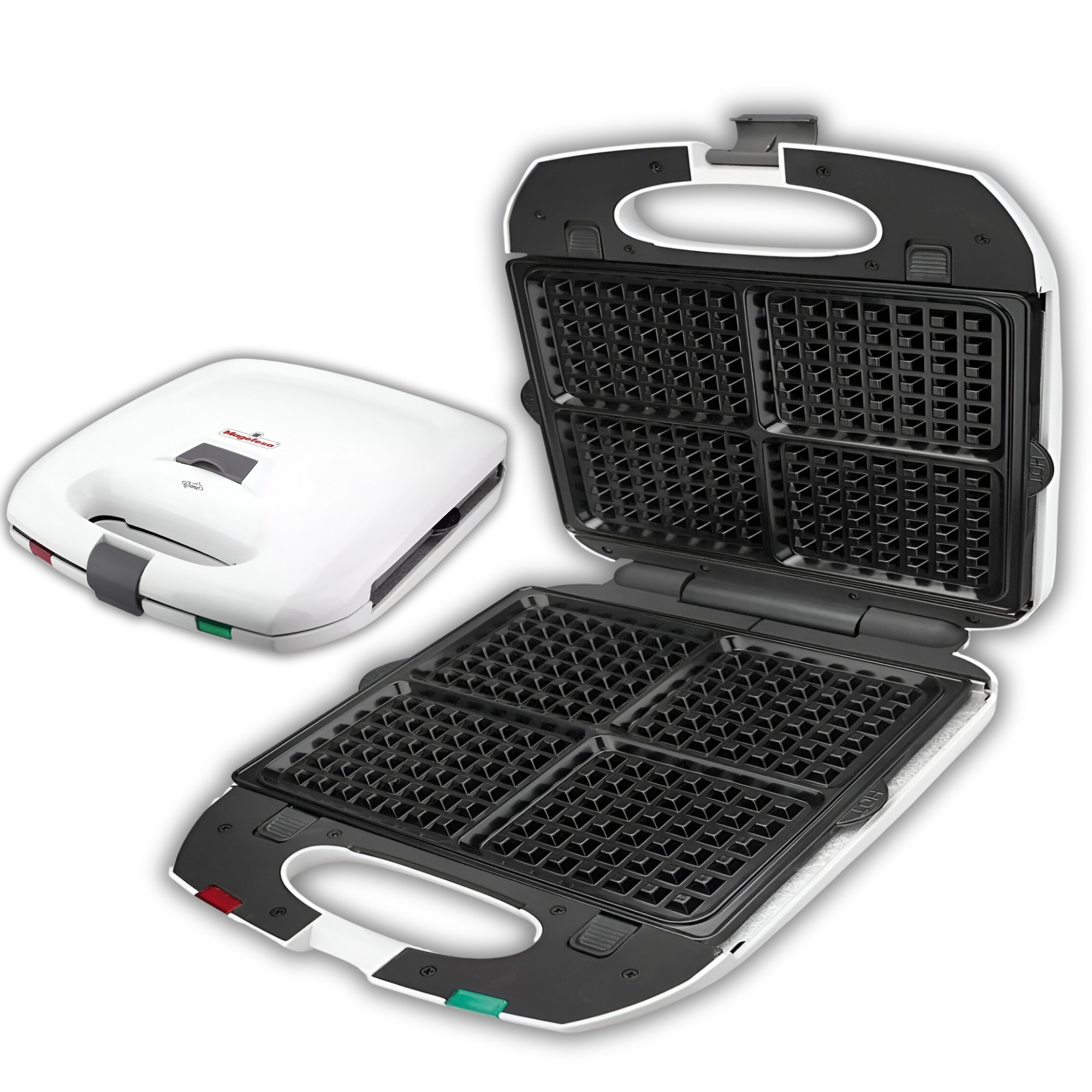Waflera Cuadruple Magefesa MGF8212 White 1200W