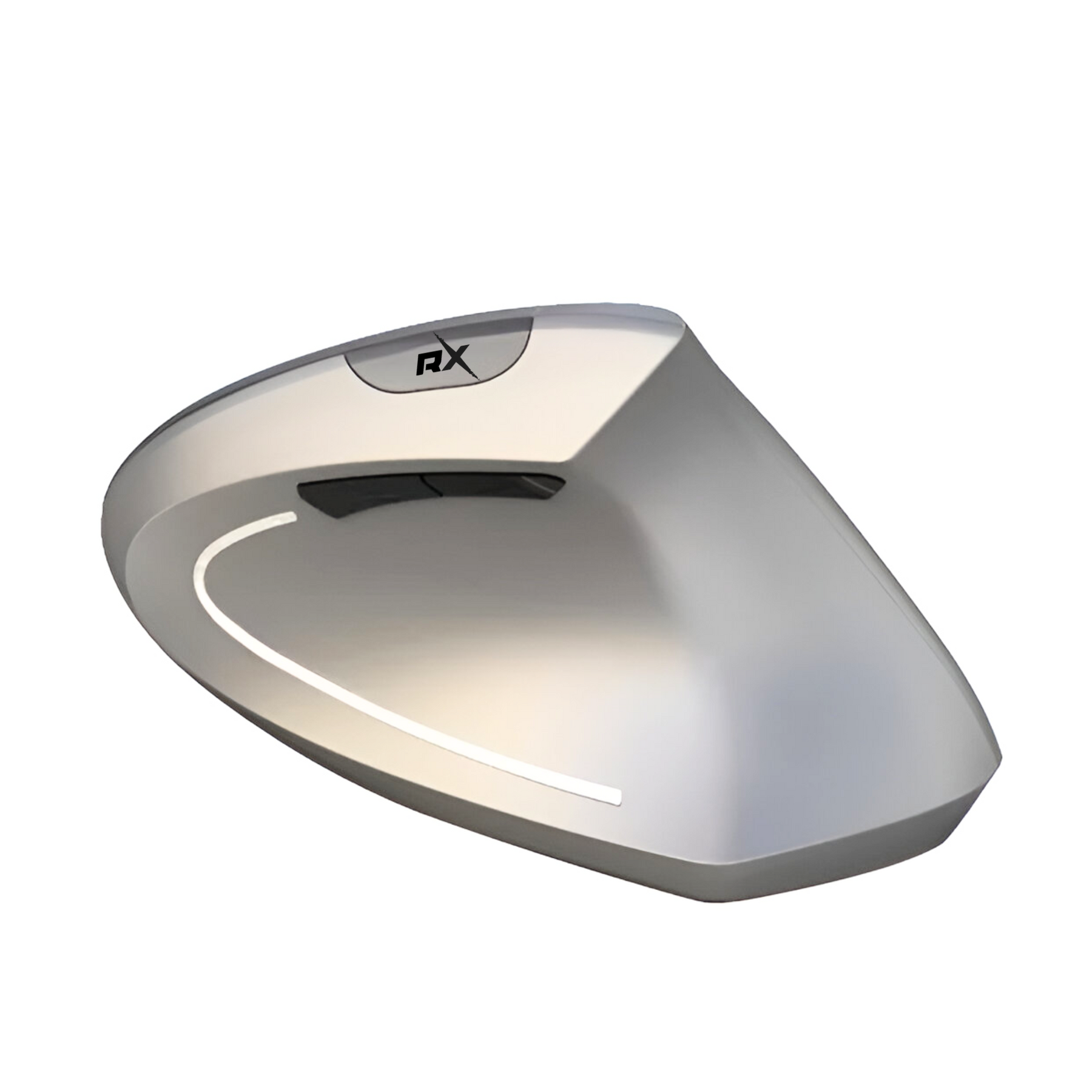 Mouse Vertical Ergonómico Inalámbrico BT Recargable Gris