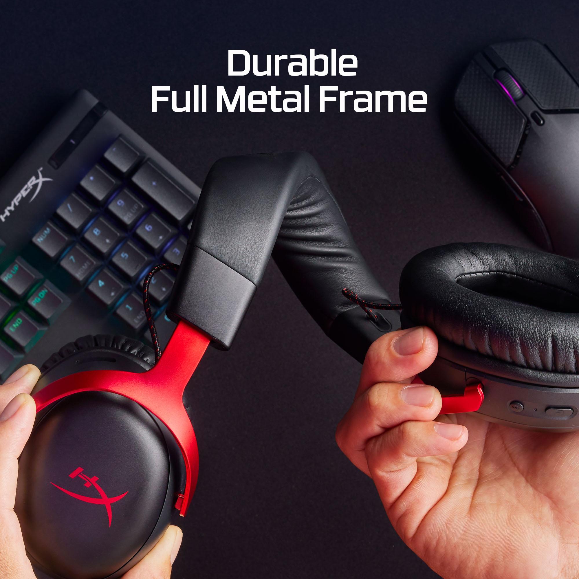 Audífonos HyperX Cloud III Legendary Sound Wireless RED