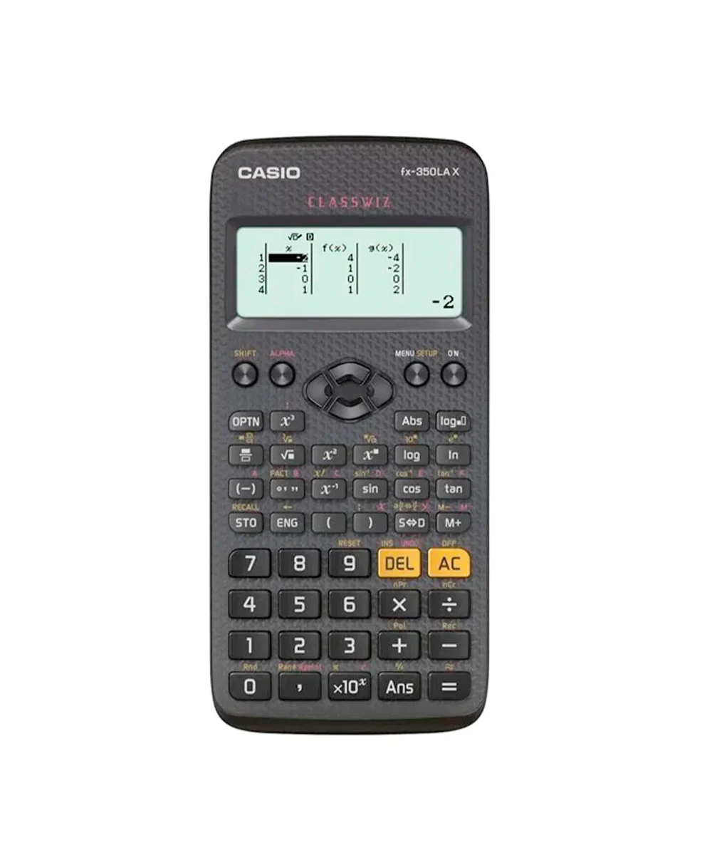 Calculadora Casio Científica FX-350LAX +275 Funciones Pro