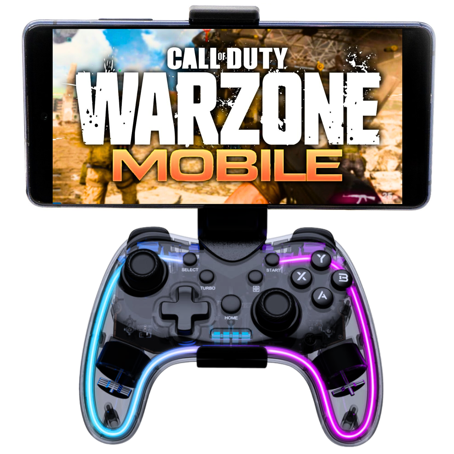 Gamepad Inalámbrico Bluetooth Multiplataformas Deluxe RGB