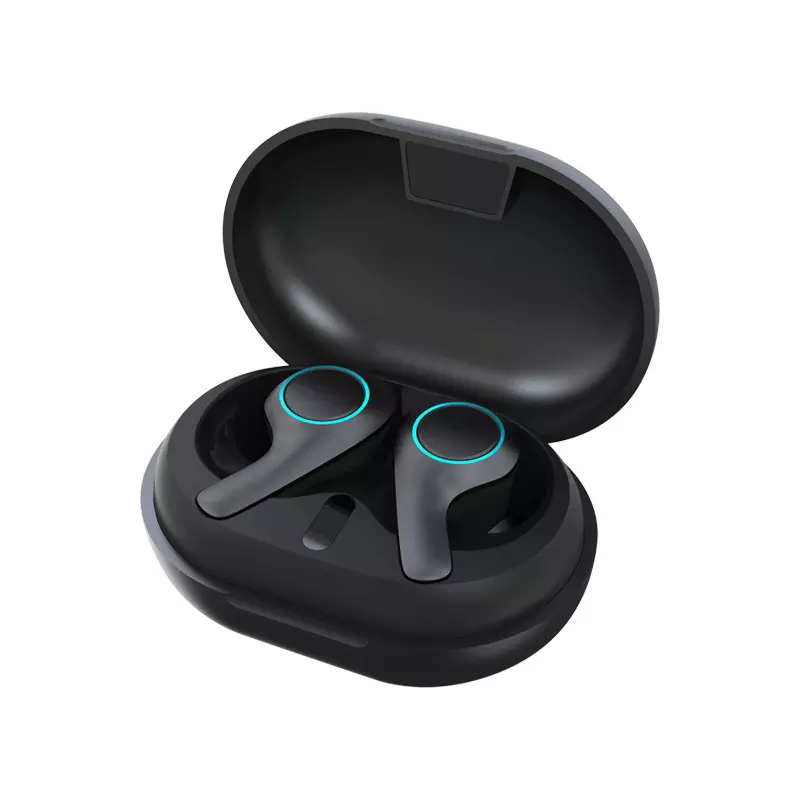 Audifonos Earbuds Inalambricos TWS Touch USB C Black Edition