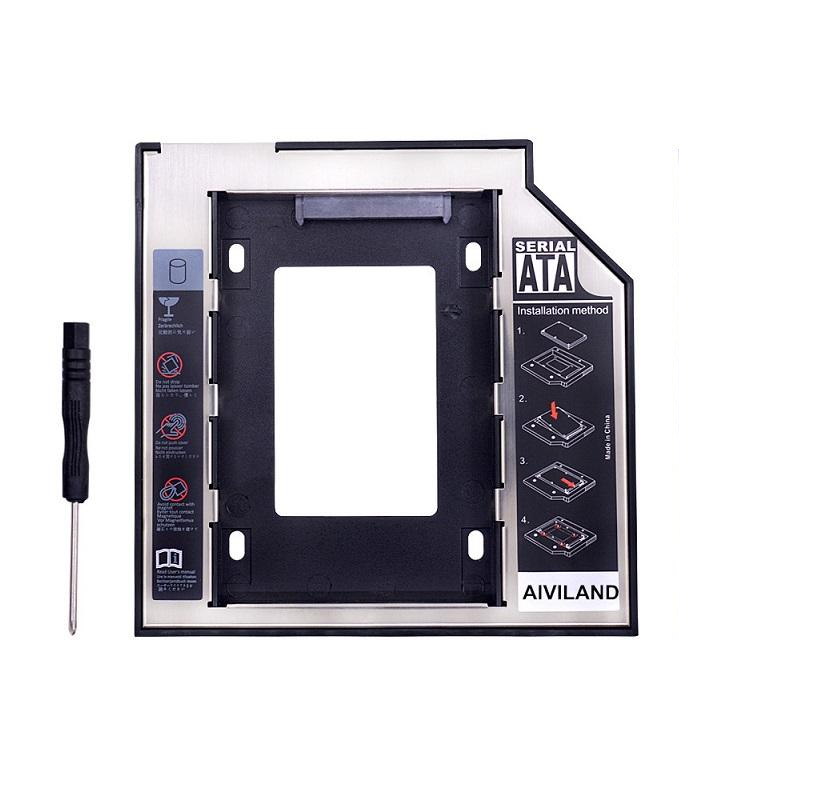 Caddy para Disco SSD o HDD de 2.5" SATA / 9.5mm High Speed